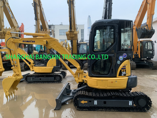 3500 KG Mini Excavator Komatsu PC35 Usado com Envio Gratuito e Alta Produtividade