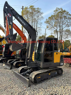 Obtenha o melhor para um Volvo EC60D Mini Excavator usado 0,25 Capacidade de balde 7 dias de entrega