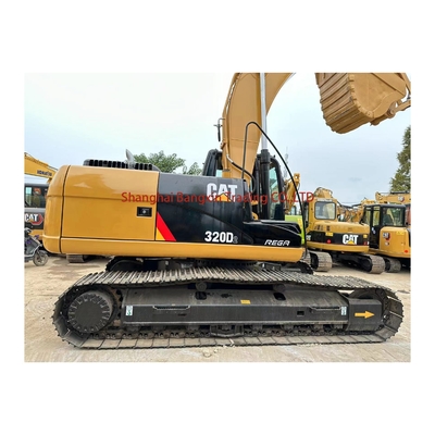 Máquina de construção de escavadeiras de 20 toneladas usadas Cat 320D2 Crawler com capacidade de 1 balde