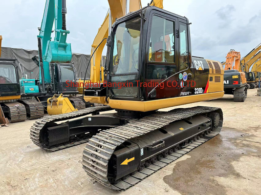 Máquina de construção de escavadeiras de 20 toneladas usadas Cat 320D2 Crawler com capacidade de 1 balde