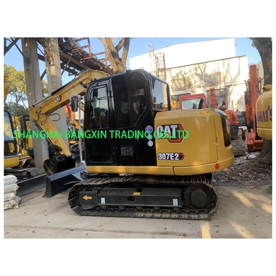 Mini Excavator Cat 307E2 com 7000 KG de peso da máquina em Xangai