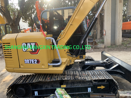Mini Excavator Cat 307E2 com 7000 KG de peso da máquina em Xangai