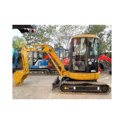 Excavadora de segunda mão Cat 303 em boas condições e com certificação EPA/CE em Xangai