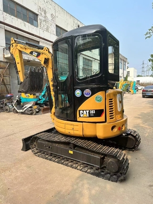 Excavadora de segunda mão Cat 303 em boas condições e com certificação EPA/CE em Xangai