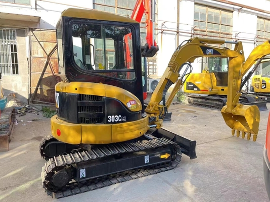 Excavadora de segunda mão Cat 303 em boas condições e com certificação EPA/CE em Xangai