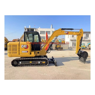 Excavadora Mini Cat 306E2 de segunda mão com potência e alta estabilidade hidráulica
