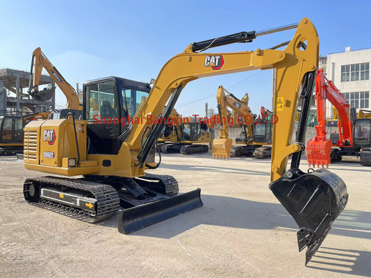 Excavadora Mini Cat 306E2 de segunda mão com potência e alta estabilidade hidráulica