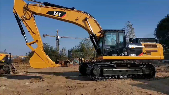 Cat 336D Excavadora 33,6TON Peso operacional para construção de engenharia em segunda mão