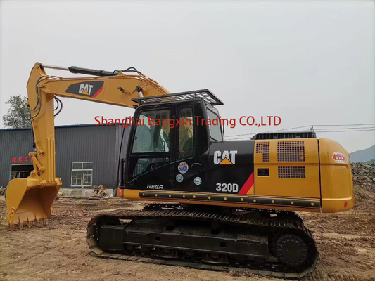 Excavadora Cat 320D em Shanghai, cilindro hidráulico original, peso da máquina 20000 kg