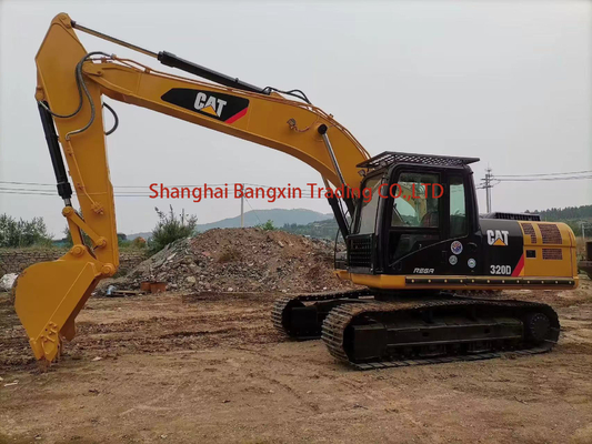 Excavadora Cat 320D em Shanghai, cilindro hidráulico original, peso da máquina 20000 kg