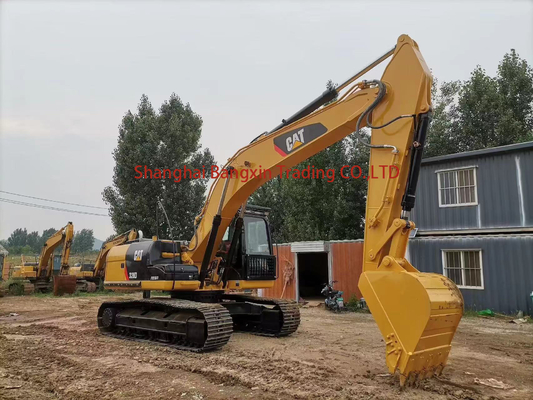 Excavadora Cat 320D em Shanghai, cilindro hidráulico original, peso da máquina 20000 kg